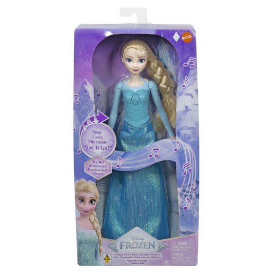 
Barbie Doll Disney Frozen Ice and Snow Series Toys Elsa Music Girl Gift Dressing Home