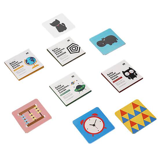 babycare newborn baby early education card black and white card concentration training color flash card visual children's toys