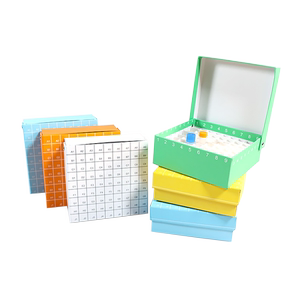 
Paper frozen storage box freezing storage tube box 81 grids with lids and flips frozen tube box 100 grids ep tube test tube sample storage box laboratory ultra-low temperature refrigerator freezing storage box liquid nitrogen tank freezing storage box
