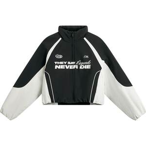 
Li Ning x LPL joint series short cotton jacket women's official new loose top winter sportswear