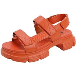 Belle Velcro Workwear Style Thick-soled Sandals For Women In Summer Mall New Heightening Sports Sandals Bep30bl2