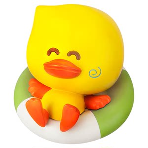 
American Infantino baby Tino temperature-sensitive color-changing little yellow duck bath toy infant early education educational grasping