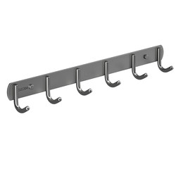Hole-free multifunctional wall-mounted coat hook