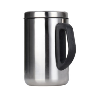 Stainless steel cup double -layer water cup strap to cover the tea cup business insulation cup cup with cover
