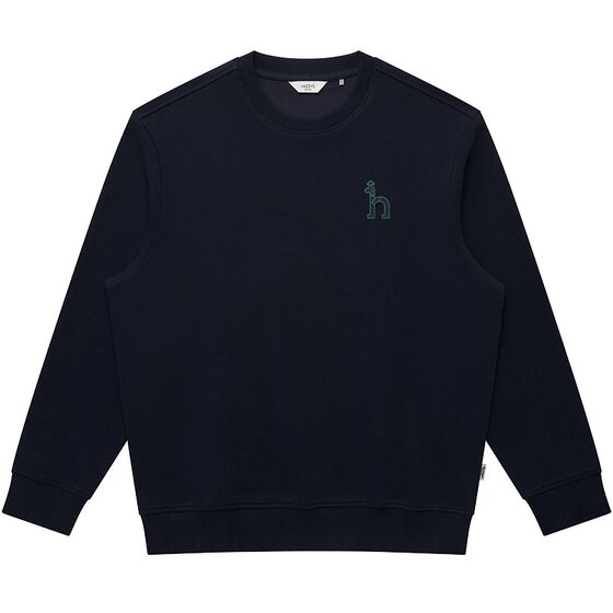 
Hazzys official men's clothing authentic classic embroidered casual spring and autumn fashion round neck sweatshirt tops for men