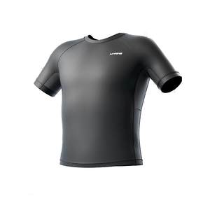 
Li Ning swimsuit men's top short-sleeved new surf suit spandex men's black stylish fashionable simple swimsuit