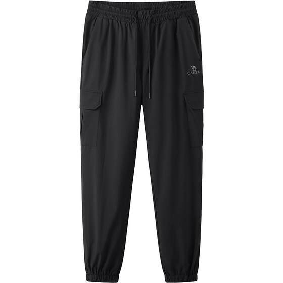 
Camel men's down pants men's winter plus velvet thickened warm worker outfits sports water-splashing casual trousers