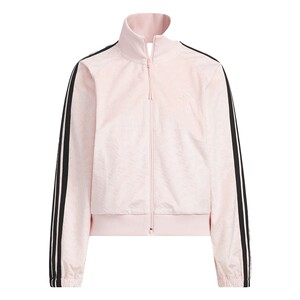 
Adidas Jacket Women's 2026 Spring New Three Stripes Velvet Jacquard Sports Casual Jacket KC0174
