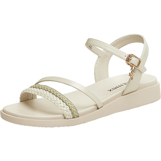 Tianmeiyi Galaxy Walking One-Strip Casual Braided Flat Sandals Women's Outdoor Fashion Sandals New Summer Style