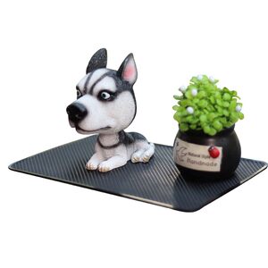
Creative car ornaments, cute shaking head, dog, car interior accessories, security and safety car, car decoration supplies, Husky