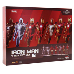Luxusní Dárková Krabička Zhongdong Iron Man Ručně Vyráběná Mk1-mk7 Kompletní Sada Modelových Ozdob Genaku Genuine Panen Toys