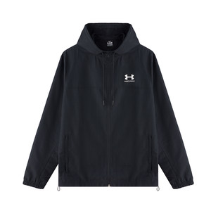 
Under Armor jacket men's official new style assault top windproof running sportswear outdoor hooded jacket for men