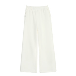 
pusumede Relaxed and loose-fitting sports casual sweatpants for women, soft and waxy slimming wide-leg straight trousers