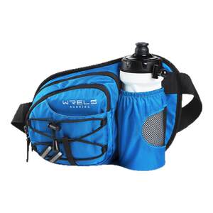 
WRELS sports kettle waist bag running and cycling mobile phone bag outdoor mountaineering large capacity belt marathon equipment