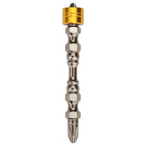 Strong magnetic batch head, cross tungsten steel anti -sliding flashlight screwdriver, electric beeper magnetic ring electric rotor high -hardness tweet
