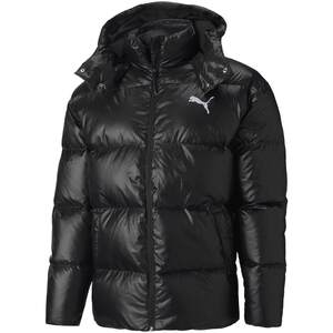 
90-down short duck down down jacket for men and women, PUMA winter warm glossy sports coat 585408