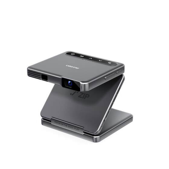 [Make a friend] Aurzen ZIP three-fold truly portable projector HD bedroom office projector with built-in battery for outdoor camping [stand-alone version]