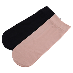 Short stockings for women's thin short wear-resistant invisible flesh-colored crystal silk anti-hook silk medium tube summer velvet steel stockings