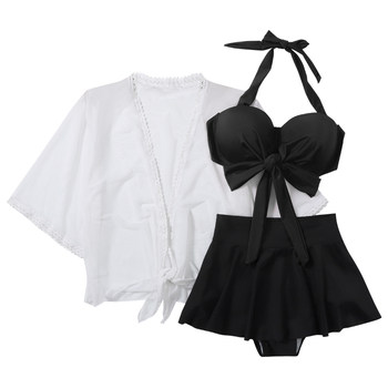 Xizi Swimsuit three -piece skirt -style bikini
