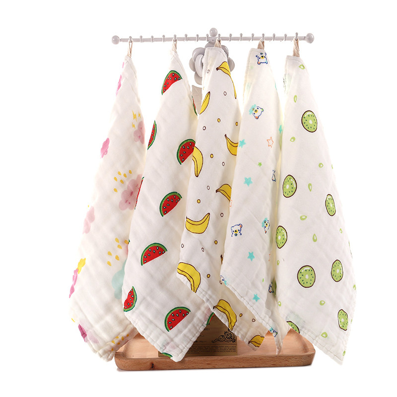 Muslin Burp Cloths For Baby 100% Cotton Large 20"X10" 6 Layers Thicken Super Soft And Absorbent By Cottcare6 Packwhite