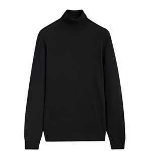 100% pure cashmere men's cashmere sweater machine washable turtleneck autumn and winter long sleeve thick worsted inner warm men's style
