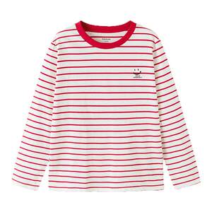 
Balabala children's long-sleeved T-shirt boys' spring and autumn clothes top girls underwear parent-child bottoming shirt children's middle-aged children