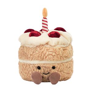 
British Jellycat fun birthday cake plush toy comfort doll soft doll birthday gift
