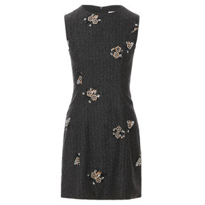 
sincethen Xiaoxiangfeng dress vest dress winter sleeveless a-line skirt winter rich daughter skirt autumn and winter