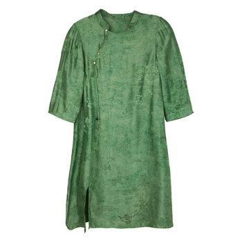 
Beautiful Inn high-end mulberry silk dress large size women's clothing 2025 autumn new style huge and beautiful slim skirt