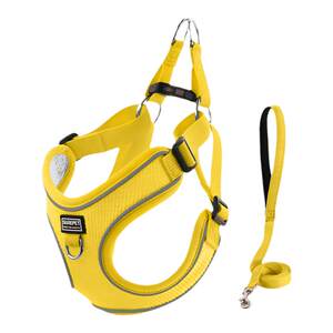 
Dog leash small and medium-sized dog chest strap walking dog leash vest type Shiba Inu anti-leash breathable chest back dog leash dog leash