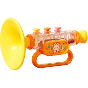 Small trumpet children's toys baby baby blowing music musical instruments can be bitten and whistled