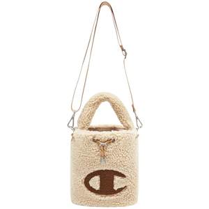 Champion plush bucket bag female furry crossbody bag cute shoulder bag girl cute out on the street