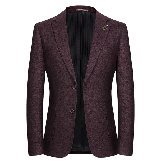 
Pierre Cardin spring and autumn new pure wool single suit men's business casual high-end brand authentic suit jacket for men