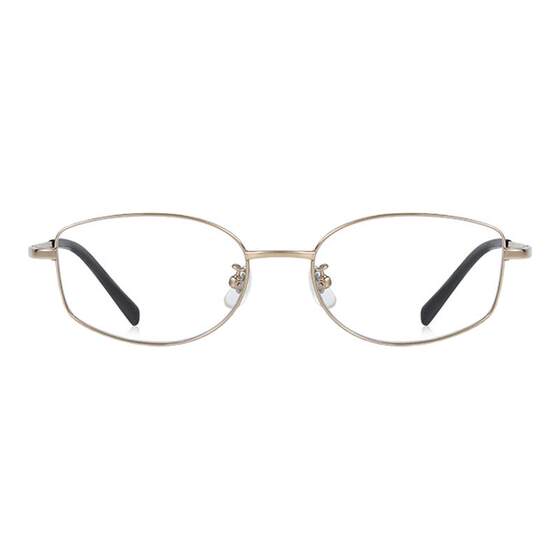 
LOOK glasses square frame metal pure titanium simple classic frame silver round frame high-end sense ultra-light and adjustable height