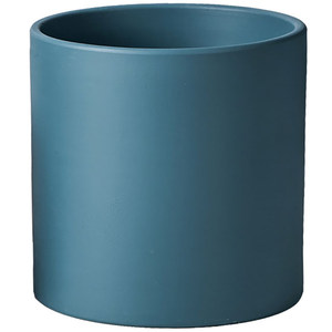 Morandi's solid color matte ceramic flower pot with a tray northern European large home garden green plants, multi -meat potted flowers