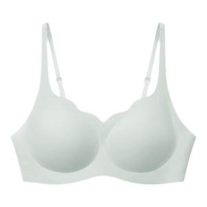 ubras无尺码文胸V领内衣女舒适无痕隐形美背无钢圈吊带背心式胸罩