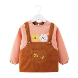 Baby Gown Spring And Summer Waterproof Anti-dirty Anti-wear Coat Eating Clothes Children's Apron Baby Long-sleeved Bib Protective Clothing