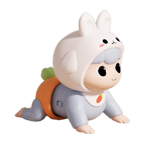 
Electric music climbing doll early education baby head up training guide crawling toy Children's Day gift 6