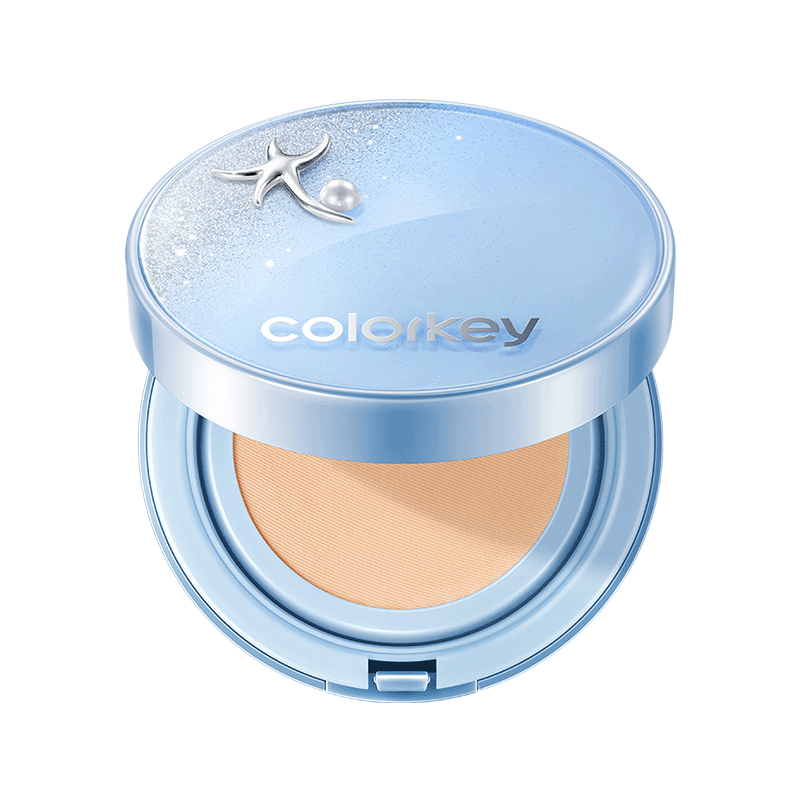 Colorkey Holiday Island Series Caviar Microdermabrasion Cushion Makeup Nourishing One Light Concealer Oil Control