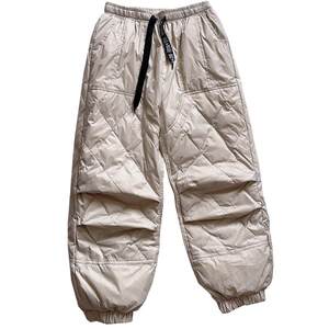 
Women's 2024 new loose trousers with white duck down fashionable and versatile and fashionable pinch pants in winter