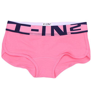 Women's cotton underwear small flat angle sexy large size solid color low waist wide edge breathable neutral sports simple
