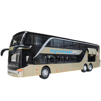 Alloy bus double-decker bus model
