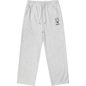 
GUUKA/Harada Haru jointly branded puppy embroidered scimitar sweatpants men's youth pants heavyweight cotton sweatpants