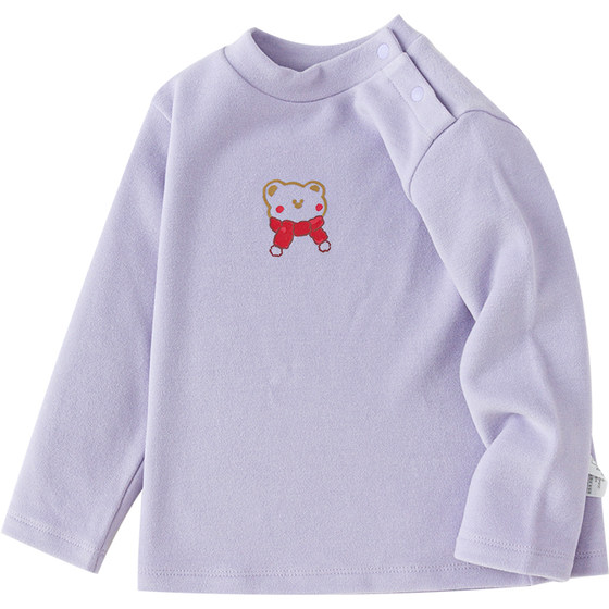 
Balabala children's long-sleeved T-shirt baby white bottoming shirt winter clothing new children's clothing boys and girls small