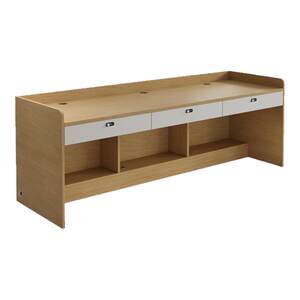 
Real estate agency store Deyou front desk free design custom office staff desk seat four-person combination