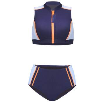 BE van der An sun protection anti-chlorine slimming span swimsuit
