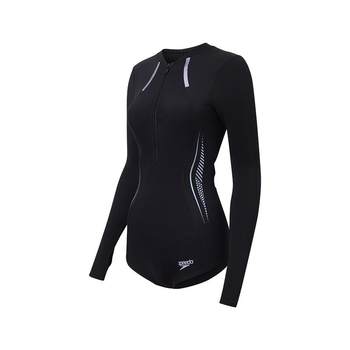 Speedo Re -engraving Shark Skin Women's Long Sleeve Swimsuit

