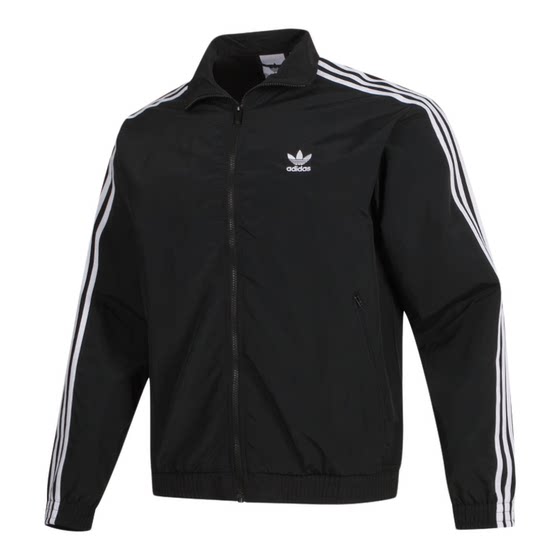 
Adidas Clover Men's 2026 Spring Classic Woven Three Stripes Casual Sports Jacket KB2466