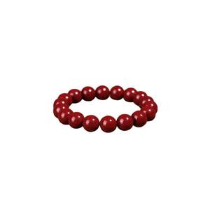 
Pure and authentic natural high content purple gold sand cinnabar bracelet original ore bracelet for women Valentine's Day gift for men