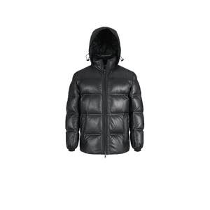 
[Self-operated] Hugo Boss Men's Loose Edition Hooded Cotton Clothes Leather Jacket Top 50498488